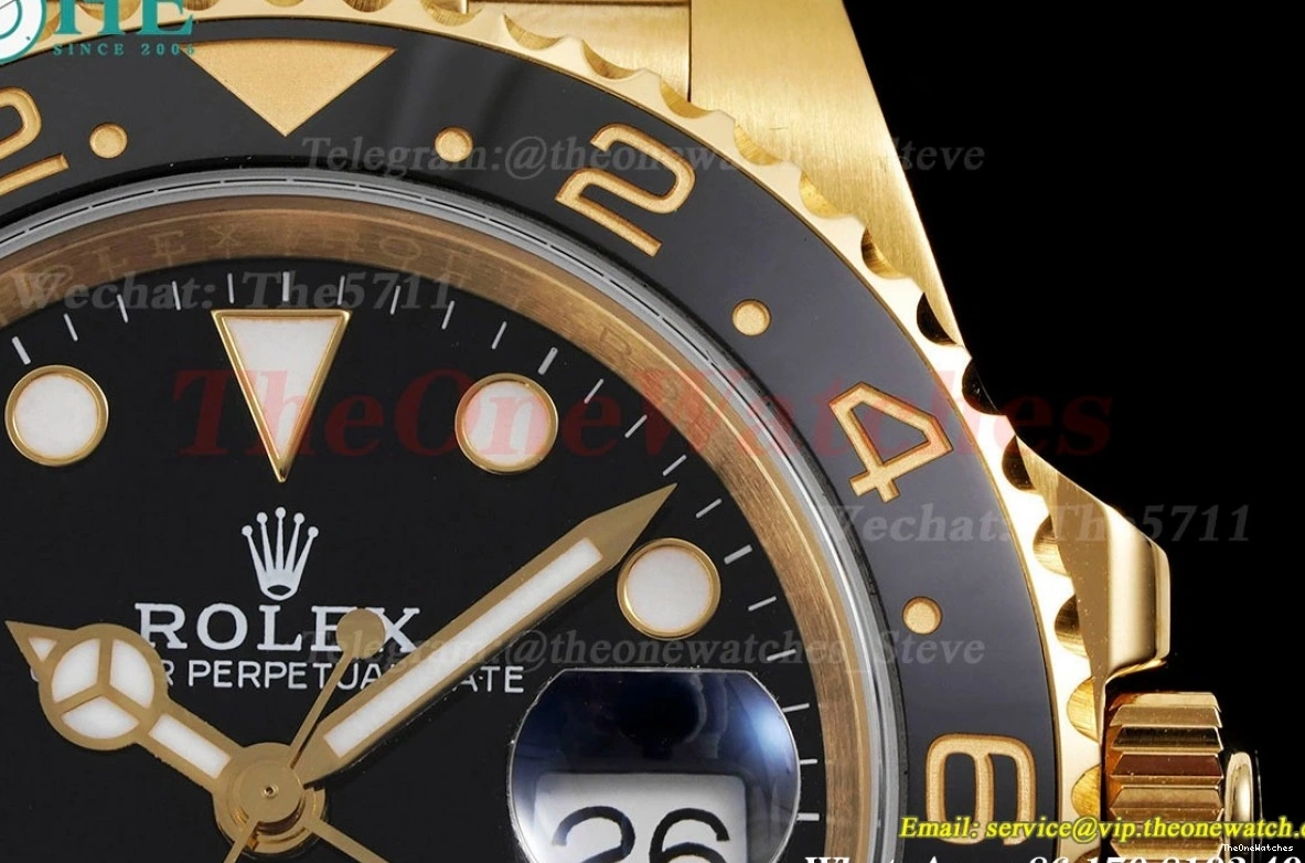 VR3285 126718 Master Jub GRNR APF Black YG YG Dial GMT II 0220